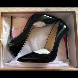 Christian Louboutin So Kate 120mm Black Pumps